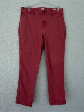 GAP dusty rose color girlfriend khaki pants size 6